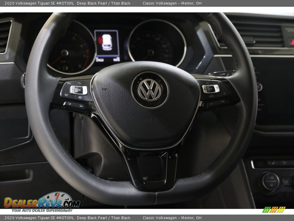 2020 Volkswagen Tiguan SE 4MOTION Deep Black Pearl / Titan Black Photo #7