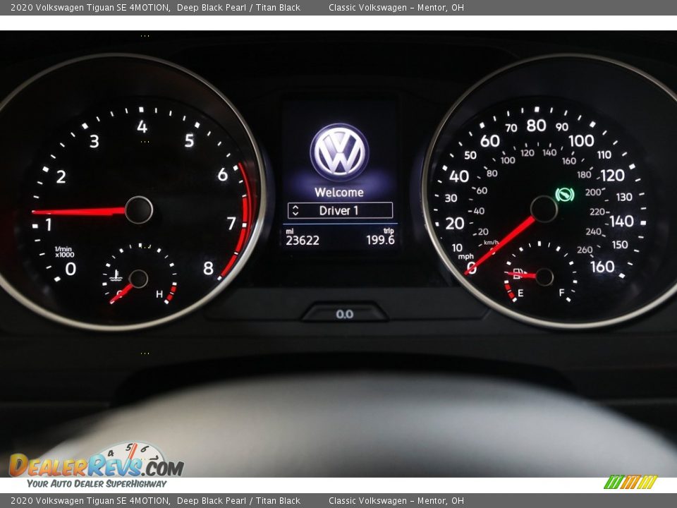 2020 Volkswagen Tiguan SE 4MOTION Gauges Photo #8