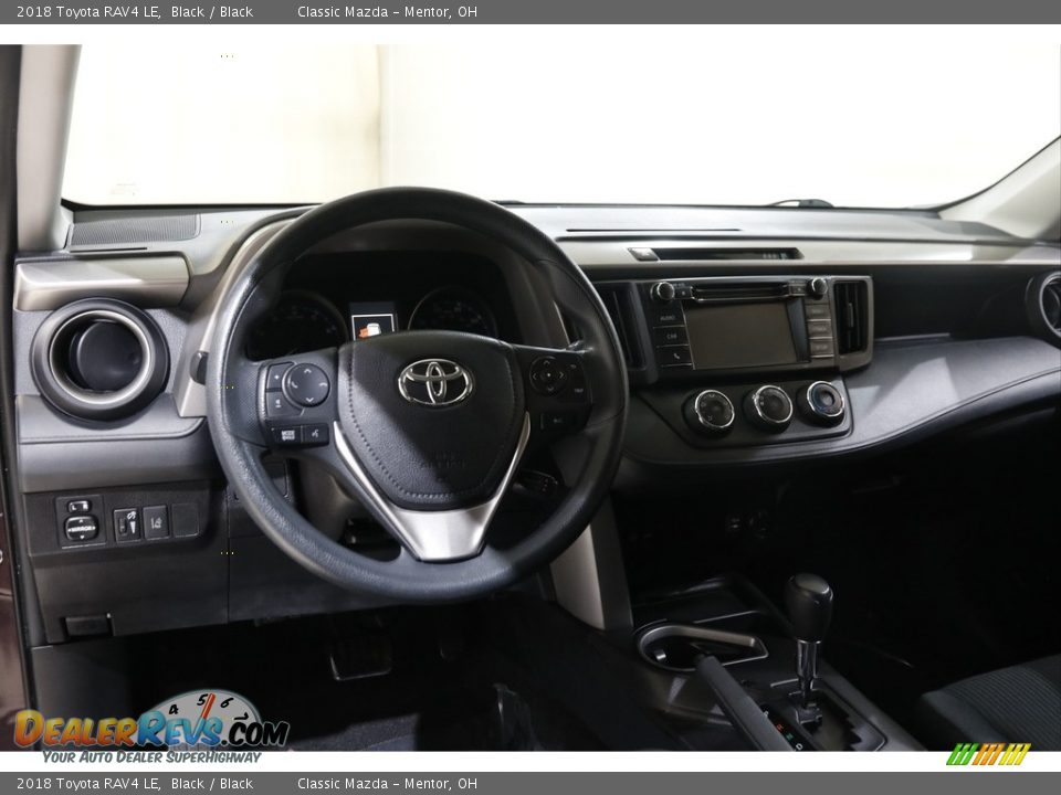 2018 Toyota RAV4 LE Black / Black Photo #6