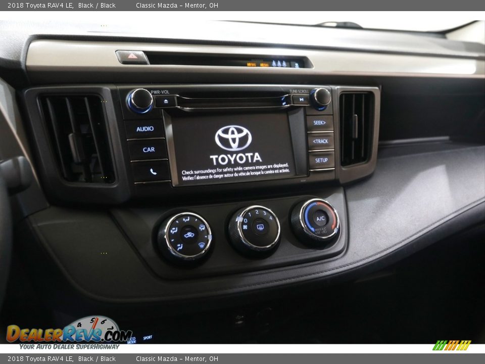 2018 Toyota RAV4 LE Black / Black Photo #9