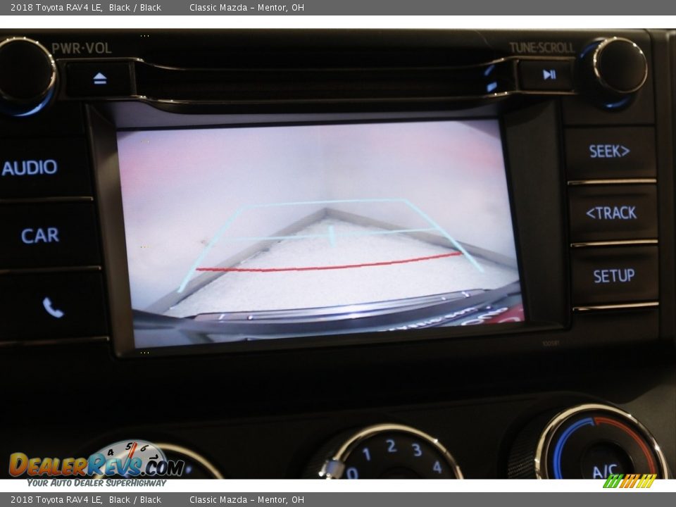 2018 Toyota RAV4 LE Black / Black Photo #12