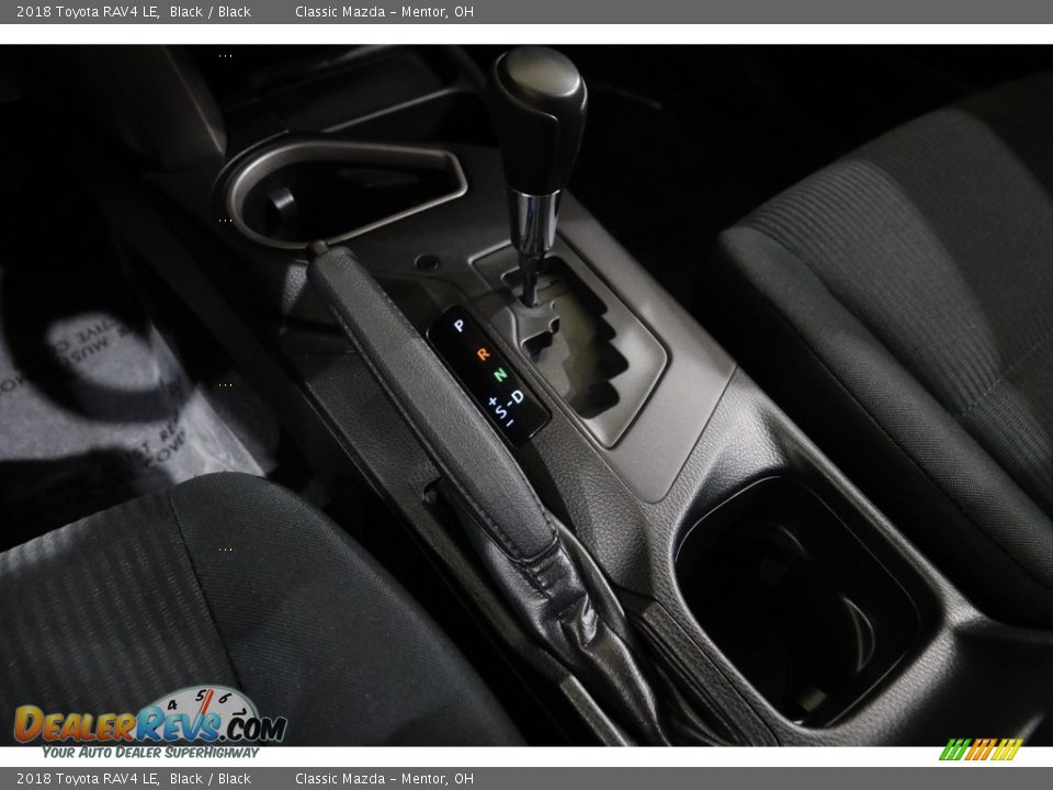 2018 Toyota RAV4 LE Black / Black Photo #14