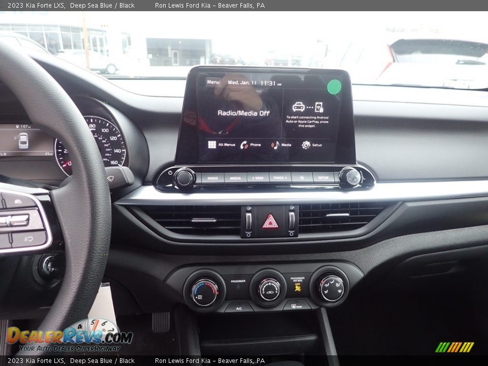 2023 Kia Forte LXS Deep Sea Blue / Black Photo #17