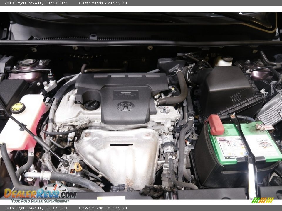 2018 Toyota RAV4 LE Black / Black Photo #19