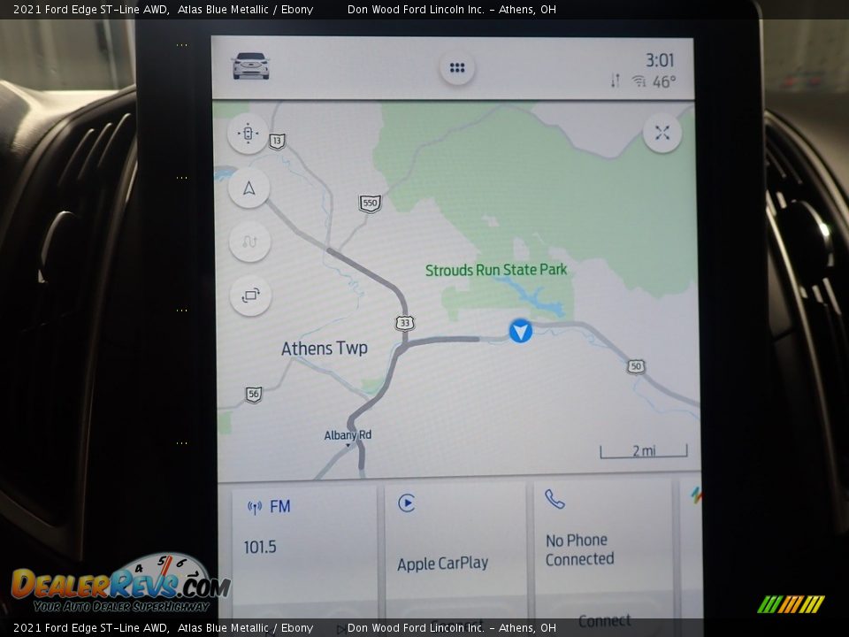 Navigation of 2021 Ford Edge ST-Line AWD Photo #2