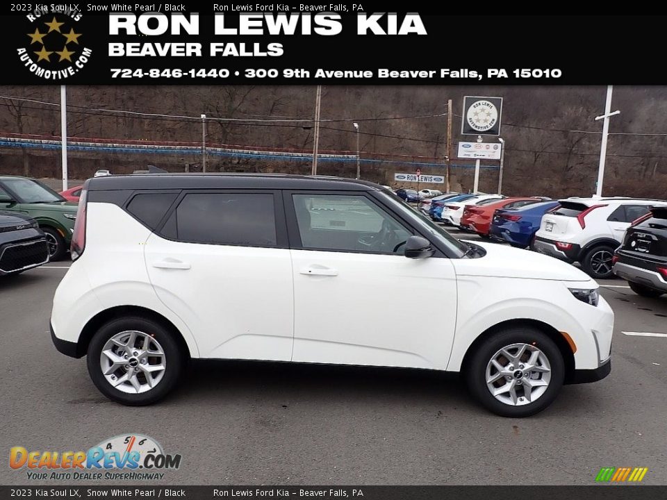 2023 Kia Soul LX Snow White Pearl / Black Photo #1
