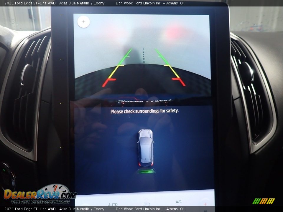 2021 Ford Edge ST-Line AWD Atlas Blue Metallic / Ebony Photo #3