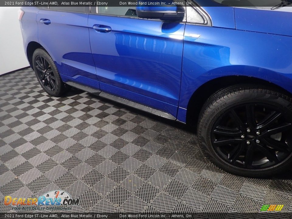 2021 Ford Edge ST-Line AWD Atlas Blue Metallic / Ebony Photo #5