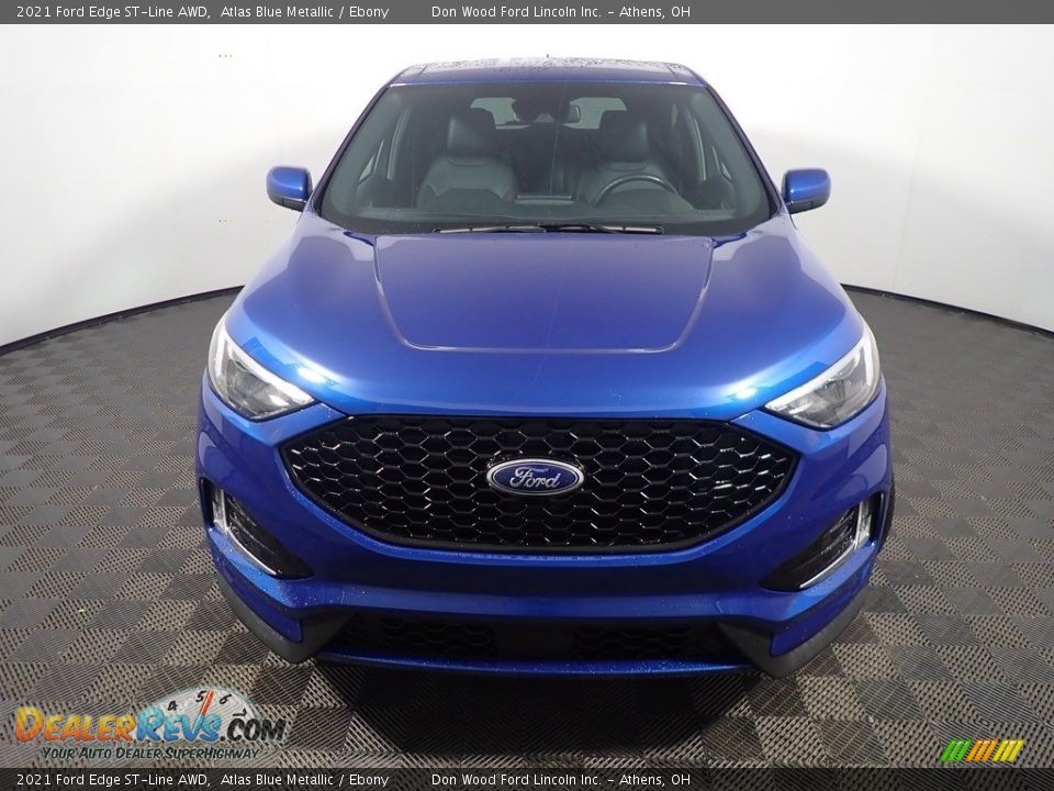 Atlas Blue Metallic 2021 Ford Edge ST-Line AWD Photo #6