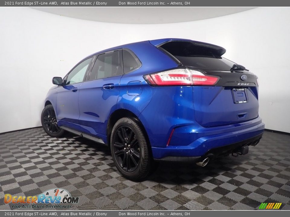 2021 Ford Edge ST-Line AWD Atlas Blue Metallic / Ebony Photo #12