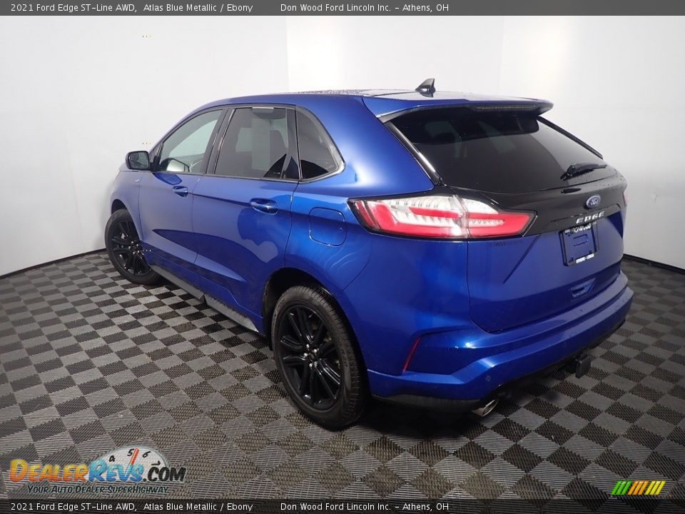Atlas Blue Metallic 2021 Ford Edge ST-Line AWD Photo #13