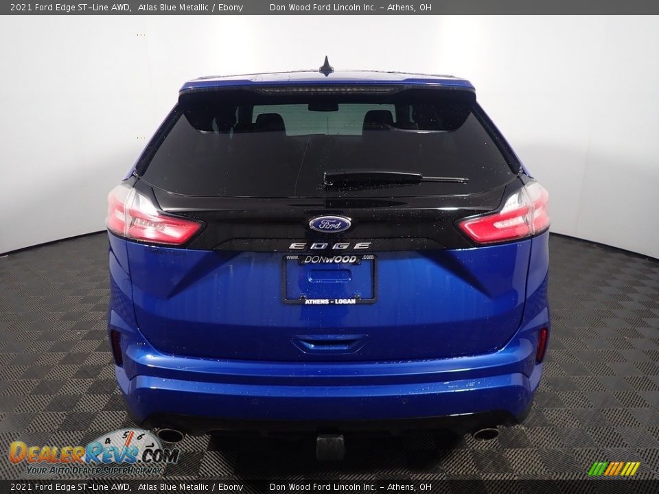 Atlas Blue Metallic 2021 Ford Edge ST-Line AWD Photo #14