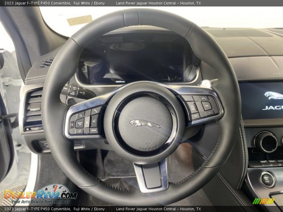 2023 Jaguar F-TYPE P450 Convertible Steering Wheel Photo #17