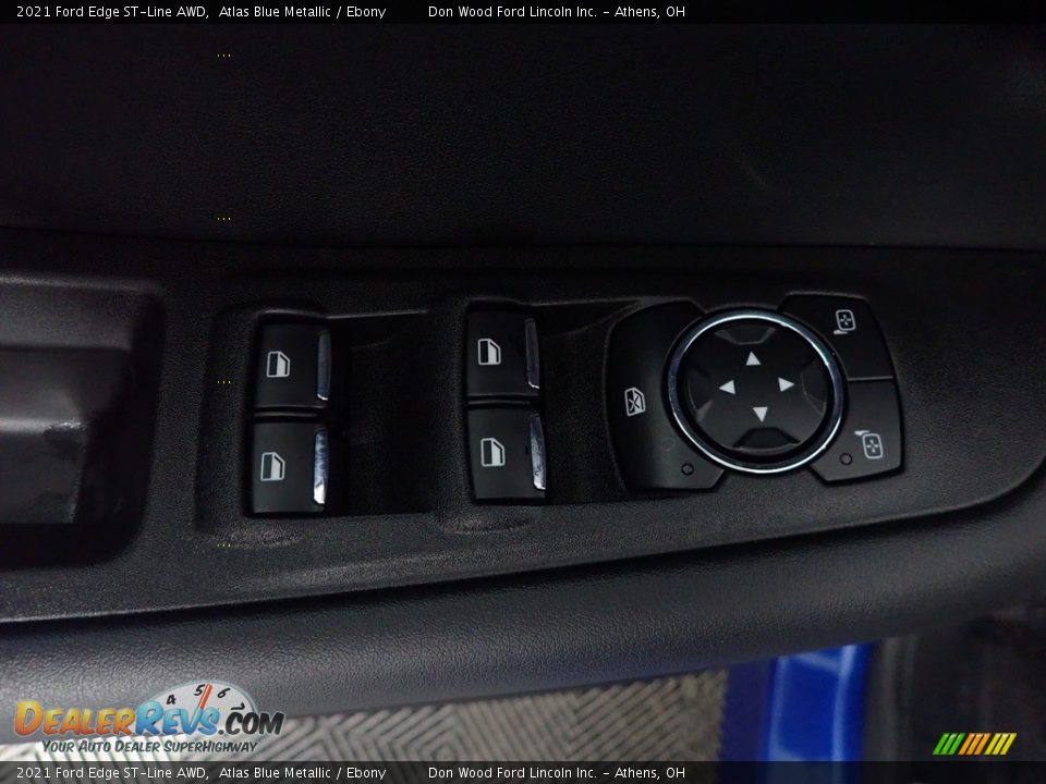 2021 Ford Edge ST-Line AWD Atlas Blue Metallic / Ebony Photo #22