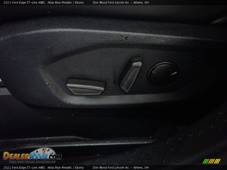 2021 Ford Edge ST-Line AWD Atlas Blue Metallic / Ebony Photo #24