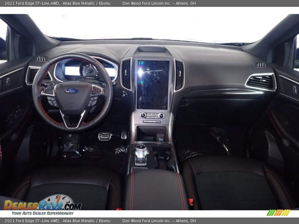 Dashboard of 2021 Ford Edge ST-Line AWD Photo #25