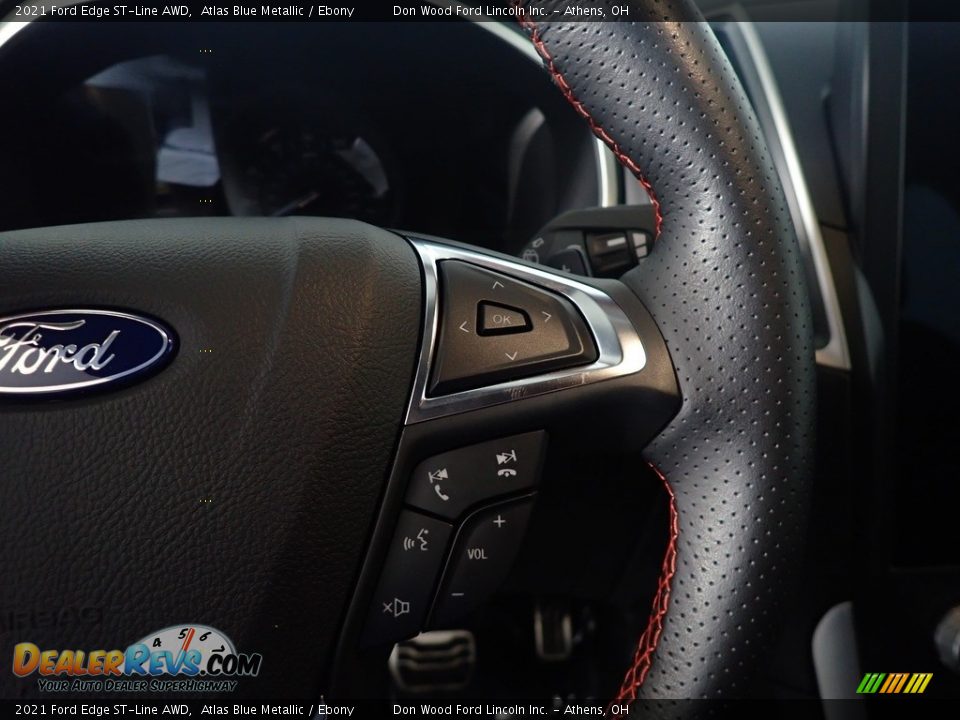 2021 Ford Edge ST-Line AWD Steering Wheel Photo #31