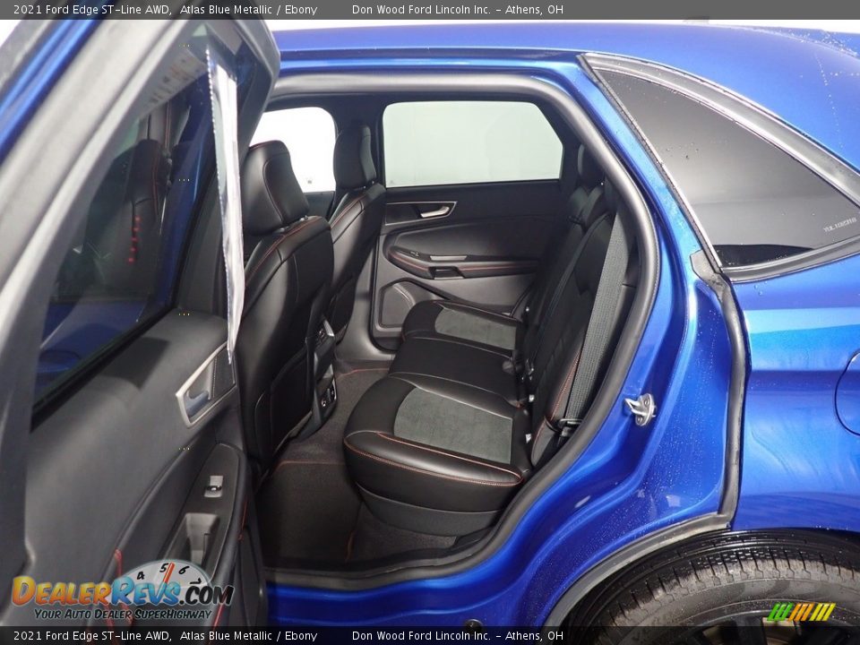 Rear Seat of 2021 Ford Edge ST-Line AWD Photo #36