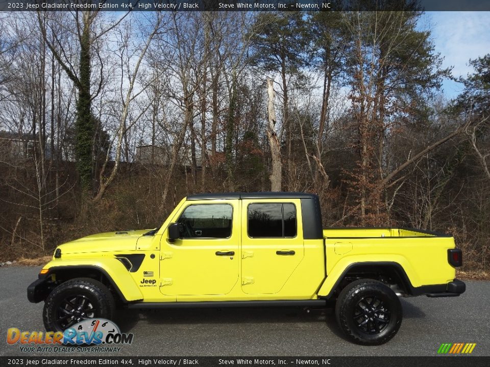 2023 Jeep Gladiator Freedom Edition 4x4 High Velocity / Black Photo #1