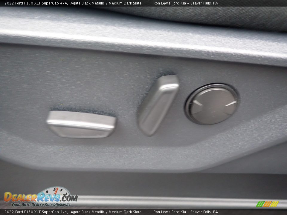 2022 Ford F150 XLT SuperCab 4x4 Agate Black Metallic / Medium Dark Slate Photo #16