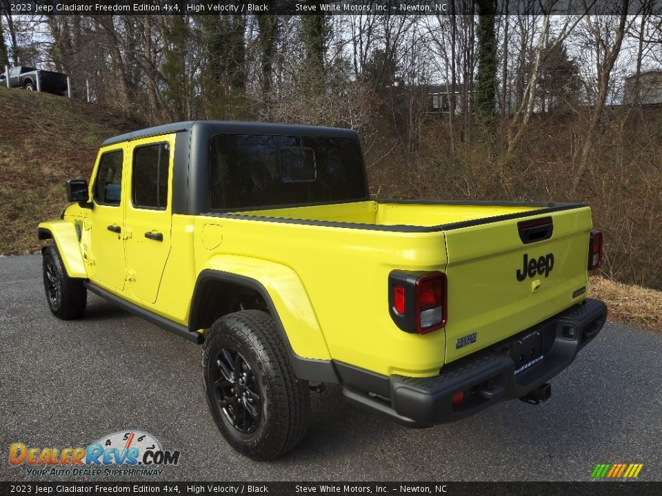 2023 Jeep Gladiator Freedom Edition 4x4 High Velocity / Black Photo #9