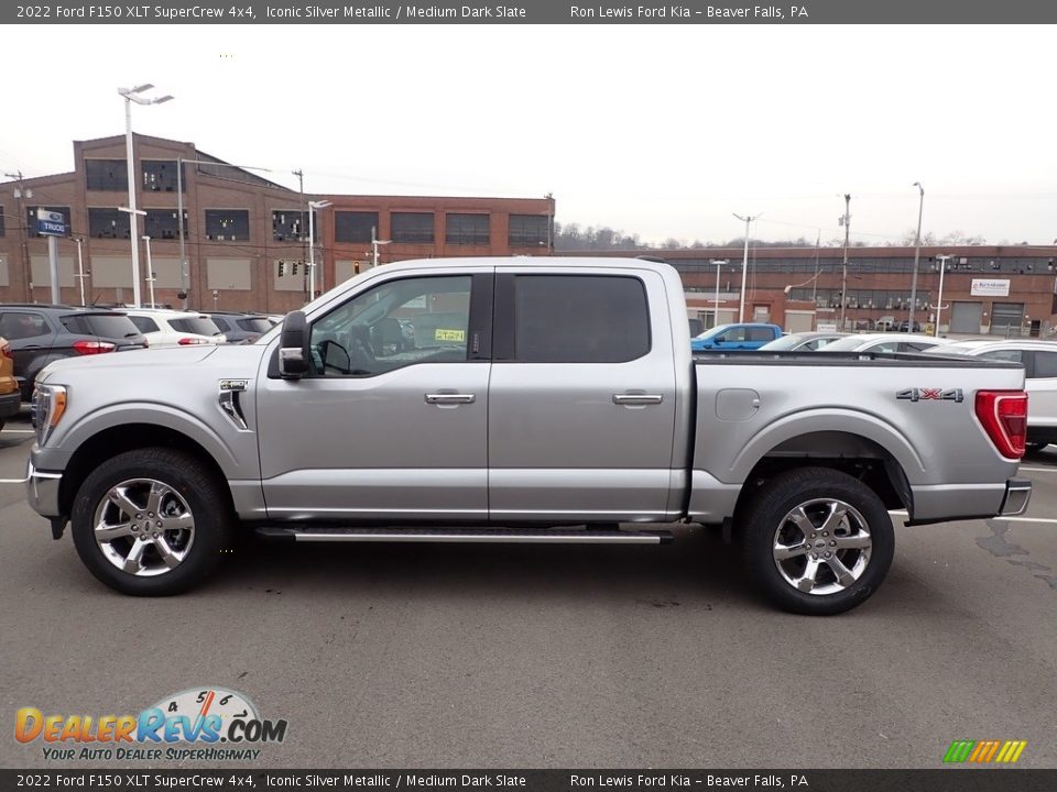 Iconic Silver Metallic 2022 Ford F150 XLT SuperCrew 4x4 Photo #5