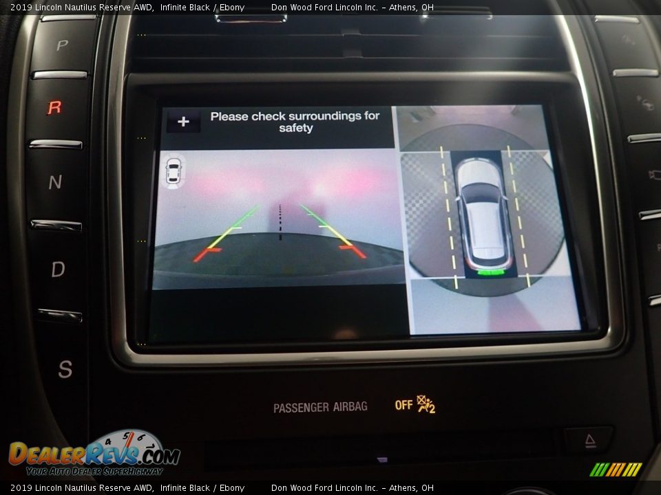 2019 Lincoln Nautilus Reserve AWD Infinite Black / Ebony Photo #4