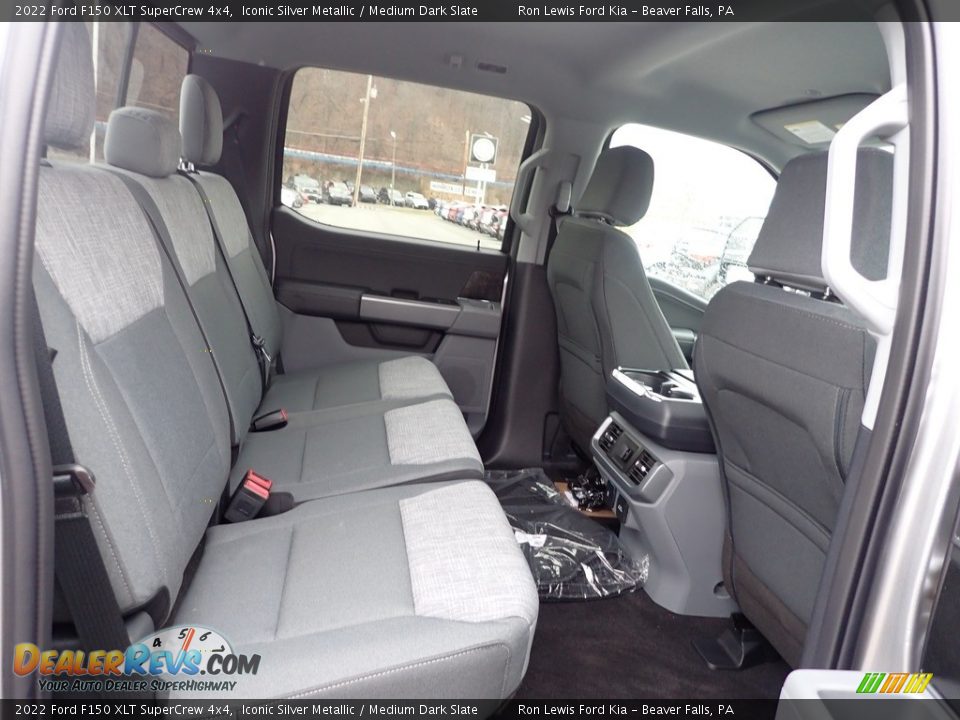 2022 Ford F150 XLT SuperCrew 4x4 Iconic Silver Metallic / Medium Dark Slate Photo #11