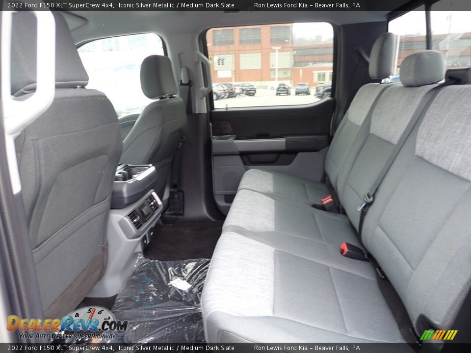 2022 Ford F150 XLT SuperCrew 4x4 Iconic Silver Metallic / Medium Dark Slate Photo #13