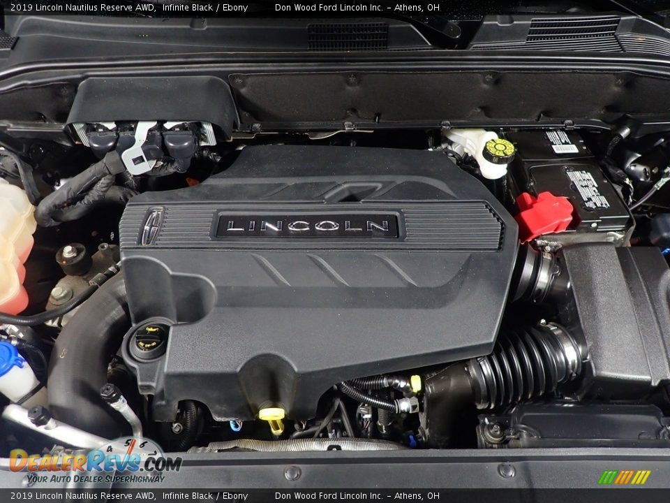 2019 Lincoln Nautilus Reserve AWD Infinite Black / Ebony Photo #9