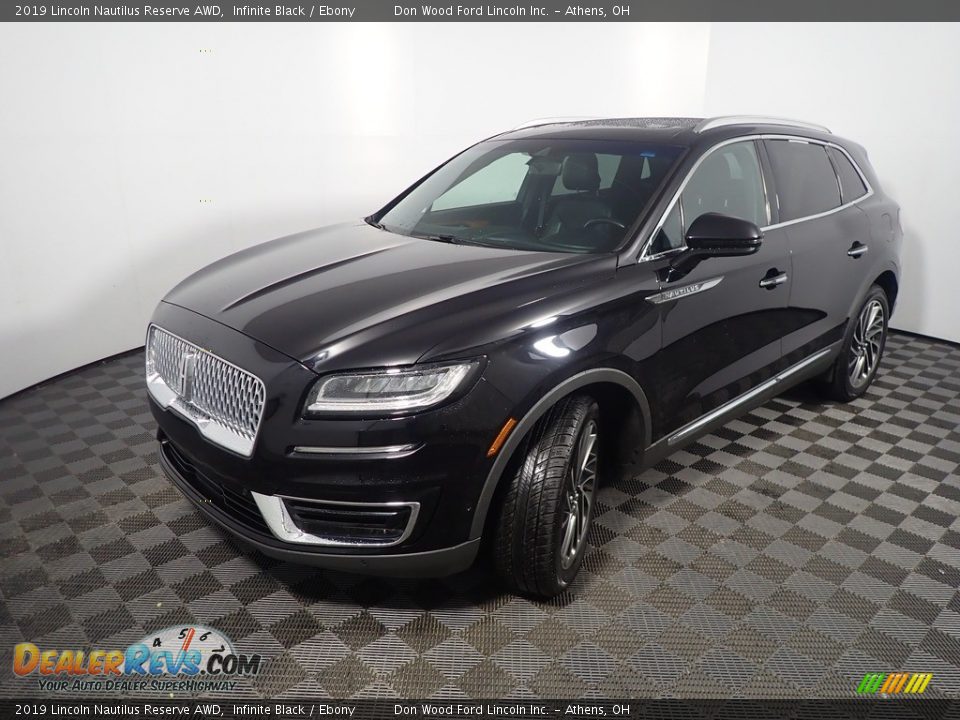 2019 Lincoln Nautilus Reserve AWD Infinite Black / Ebony Photo #11