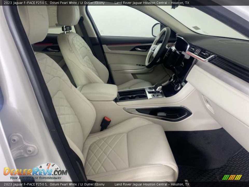 Lt Oyster/Ebony Interior - 2023 Jaguar F-PACE P250 S Photo #3