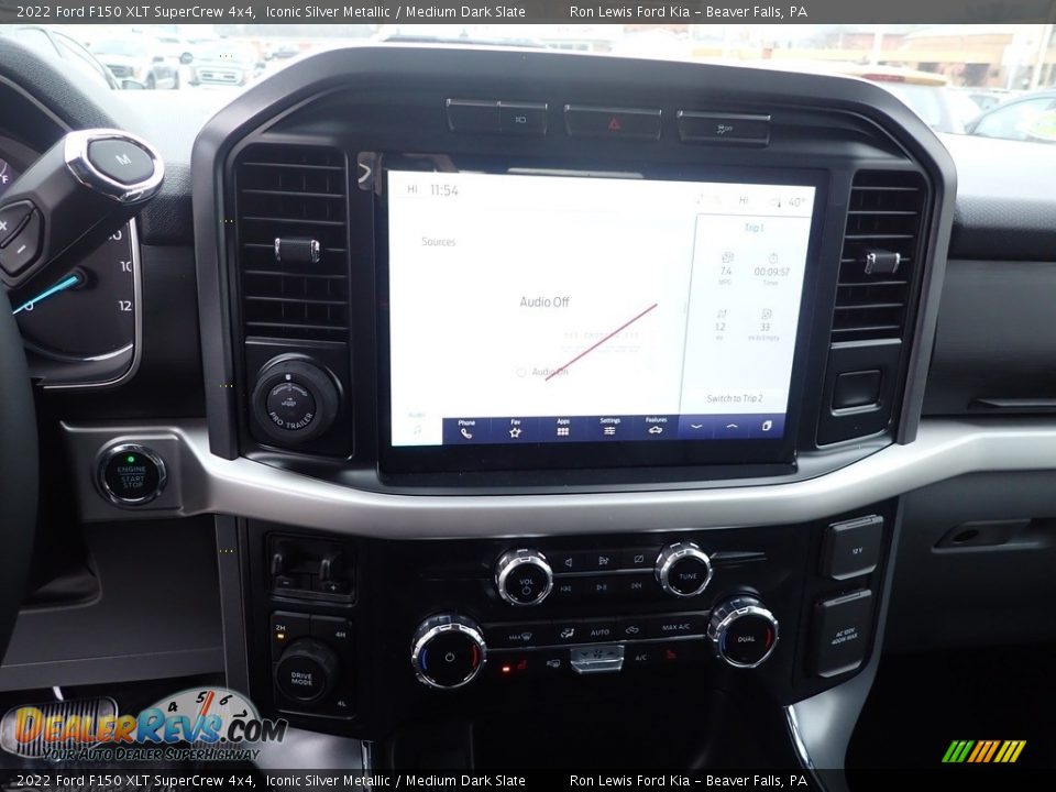 2022 Ford F150 XLT SuperCrew 4x4 Iconic Silver Metallic / Medium Dark Slate Photo #18