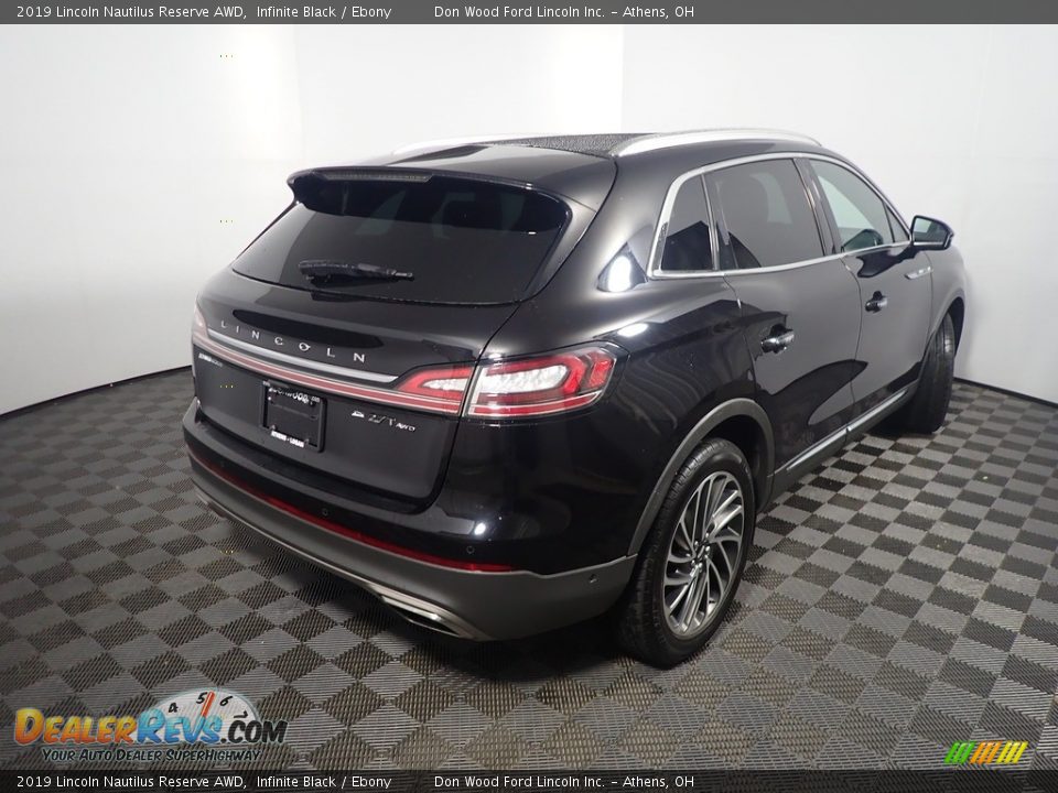 2019 Lincoln Nautilus Reserve AWD Infinite Black / Ebony Photo #20