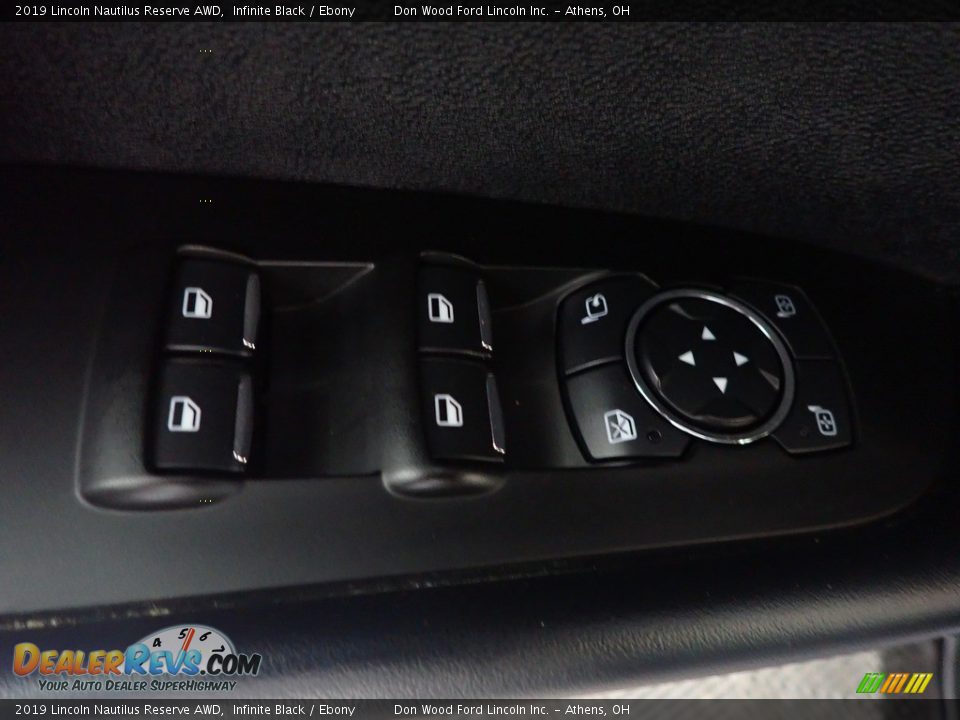 2019 Lincoln Nautilus Reserve AWD Infinite Black / Ebony Photo #23