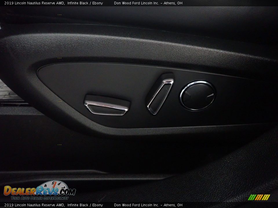 2019 Lincoln Nautilus Reserve AWD Infinite Black / Ebony Photo #25