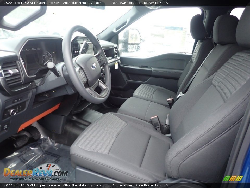 2022 Ford F150 XLT SuperCrew 4x4 Atlas Blue Metallic / Black Photo #10