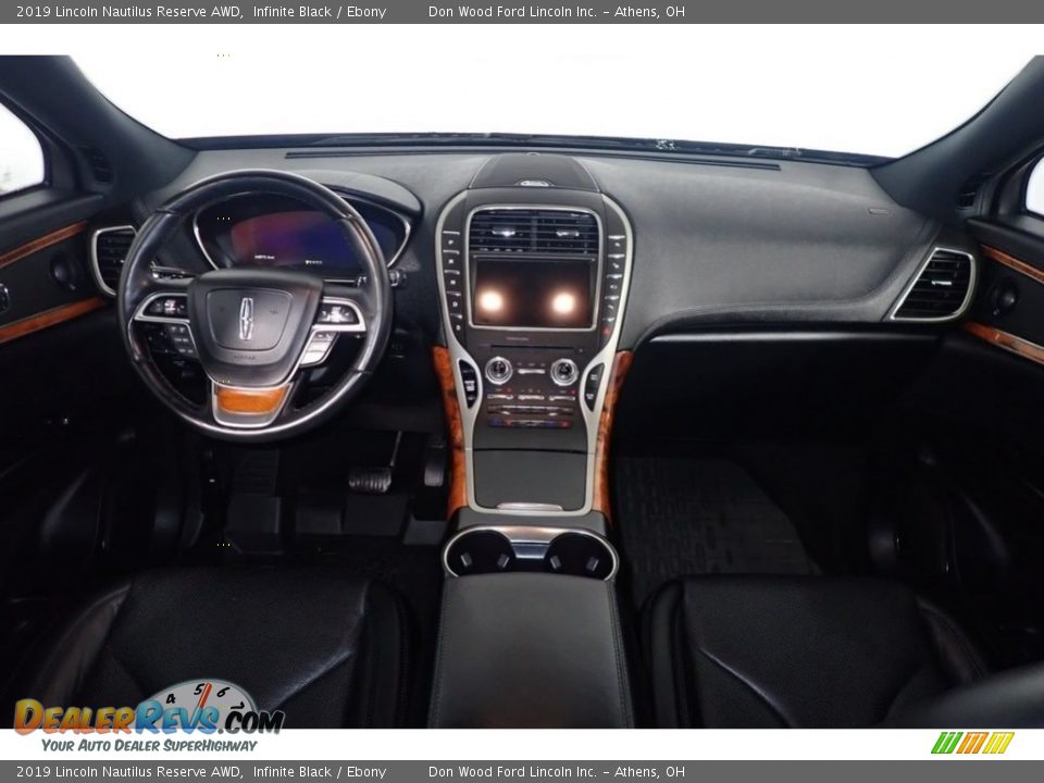 2019 Lincoln Nautilus Reserve AWD Infinite Black / Ebony Photo #26