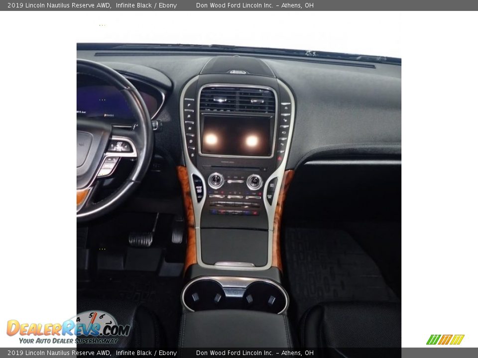 2019 Lincoln Nautilus Reserve AWD Infinite Black / Ebony Photo #27