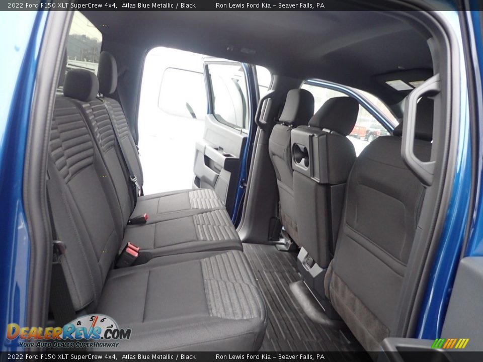 2022 Ford F150 XLT SuperCrew 4x4 Atlas Blue Metallic / Black Photo #12