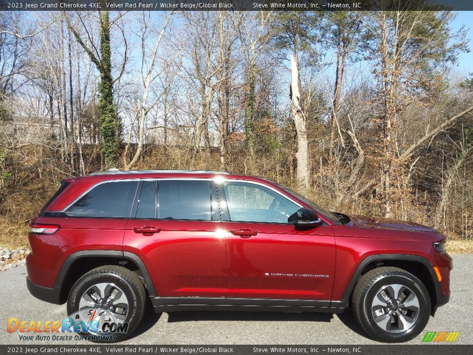 Velvet Red Pearl 2023 Jeep Grand Cherokee 4XE Photo #7