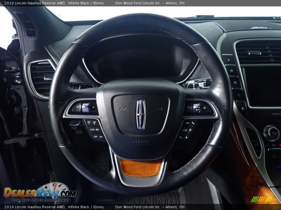 2019 Lincoln Nautilus Reserve AWD Infinite Black / Ebony Photo #29