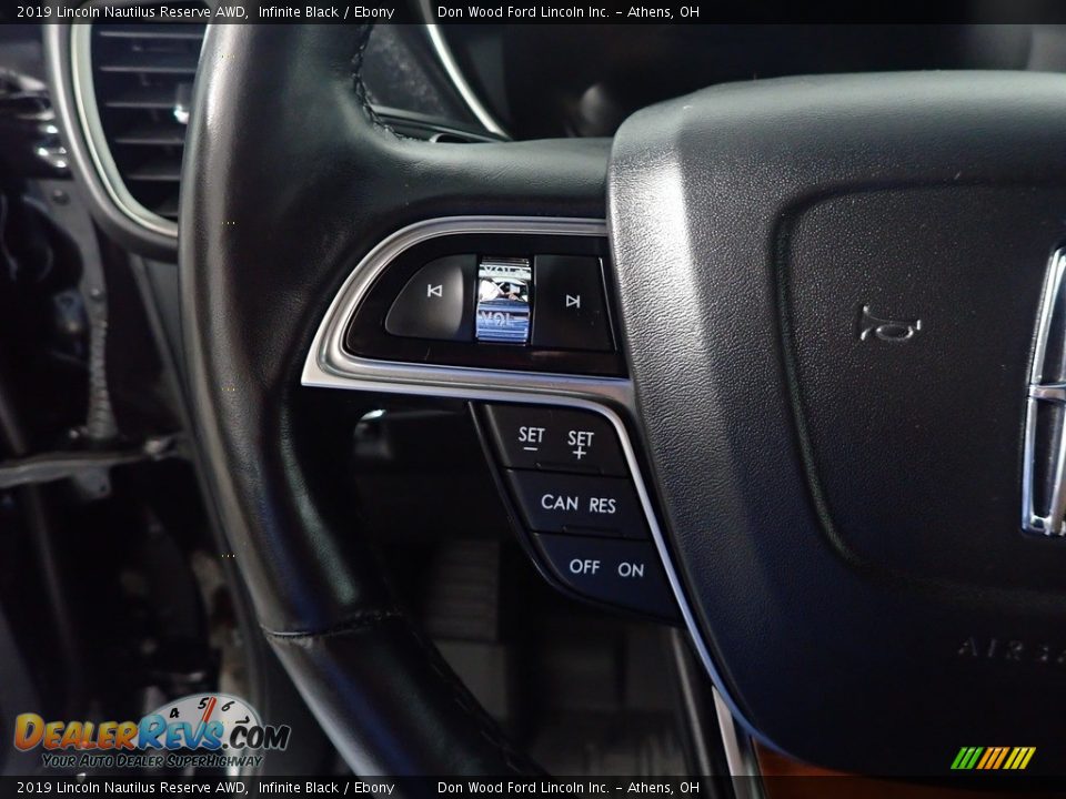 2019 Lincoln Nautilus Reserve AWD Infinite Black / Ebony Photo #31