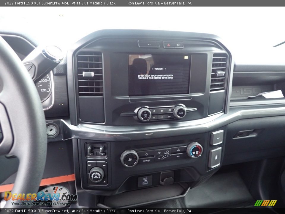 2022 Ford F150 XLT SuperCrew 4x4 Atlas Blue Metallic / Black Photo #16
