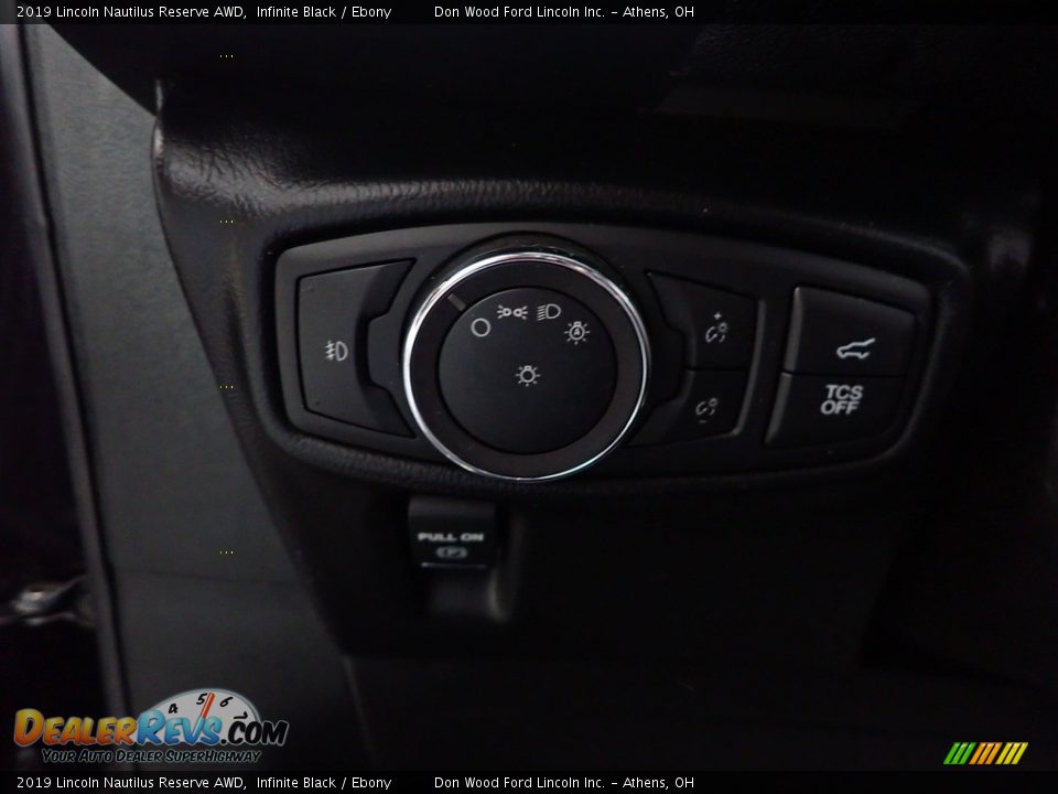 2019 Lincoln Nautilus Reserve AWD Infinite Black / Ebony Photo #33