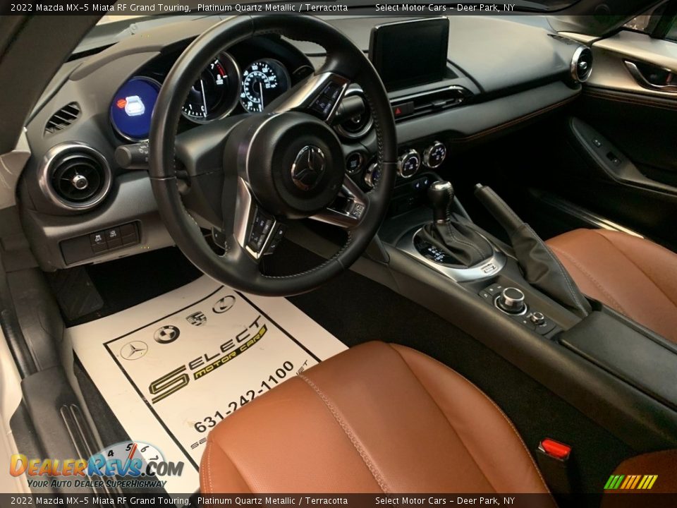 Terracotta Interior - 2022 Mazda MX-5 Miata RF Grand Touring Photo #9