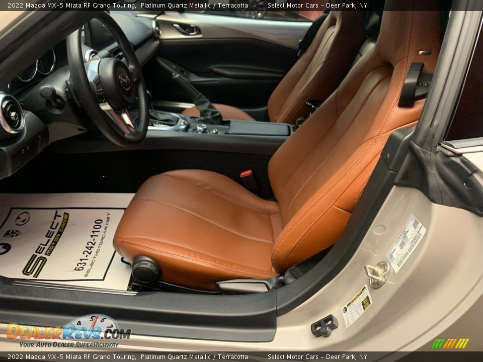 Front Seat of 2022 Mazda MX-5 Miata RF Grand Touring Photo #10