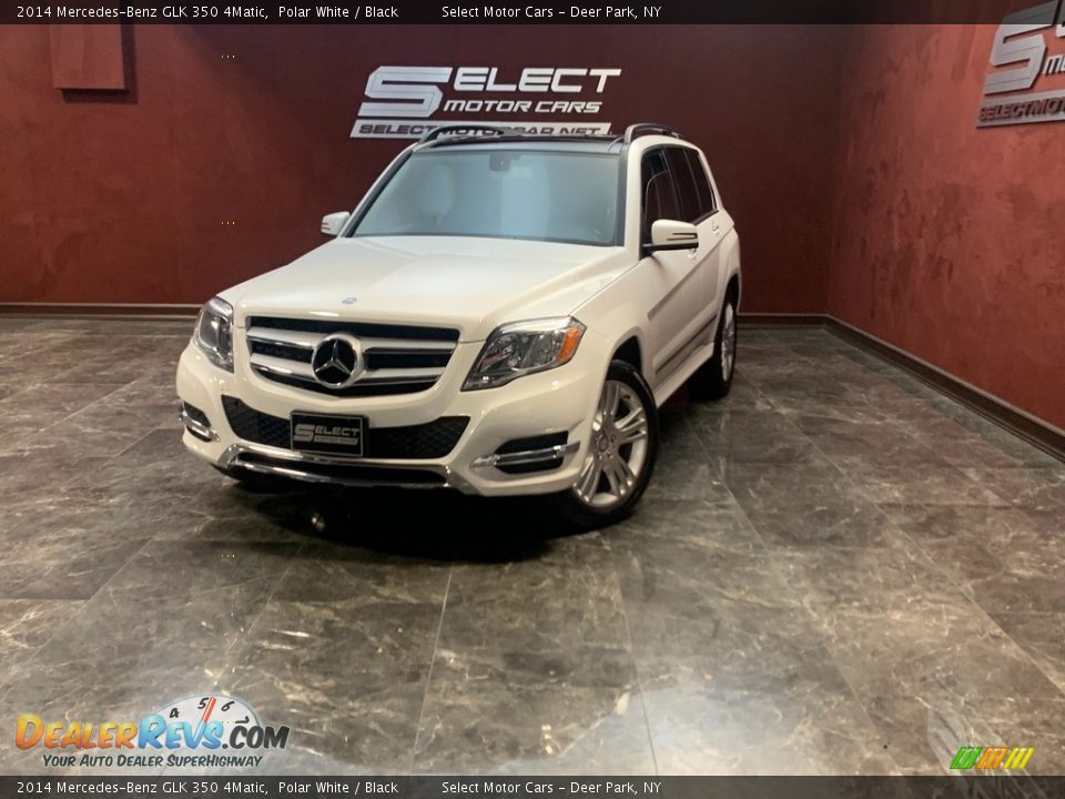 2014 Mercedes-Benz GLK 350 4Matic Polar White / Black Photo #1