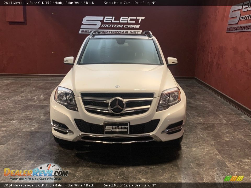 2014 Mercedes-Benz GLK 350 4Matic Polar White / Black Photo #2