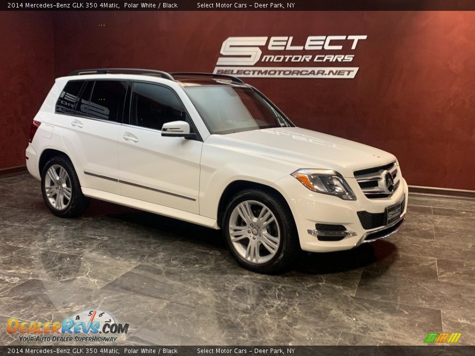 2014 Mercedes-Benz GLK 350 4Matic Polar White / Black Photo #3